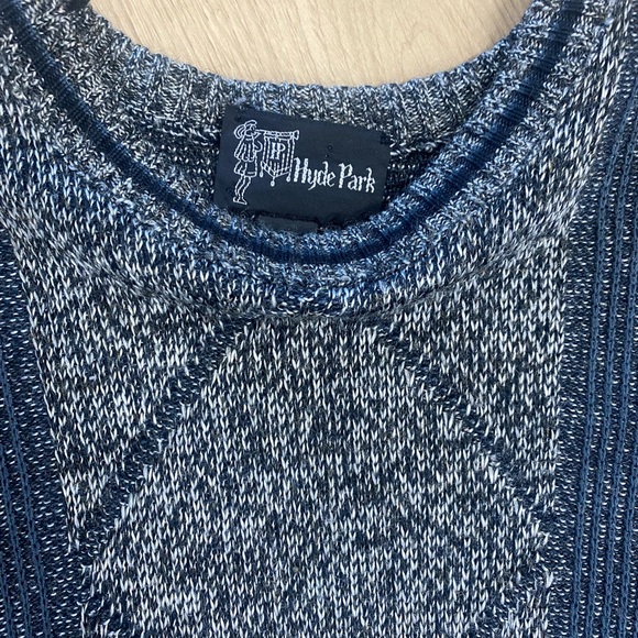 Grandpa Sweater , Hyde Park brand pattern front /back / sleeves - Picture 4 of 6